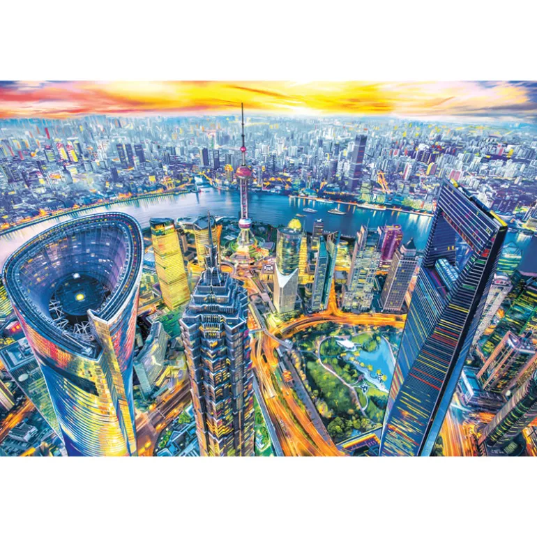 View of Shanghai 2000 Piece Jigsaw Puzzle