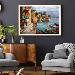 Villa De Lago 1500 Piece Jigsaw Puzzle