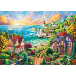 Village by the Sea 260 Piece Jigsaw Puzzle