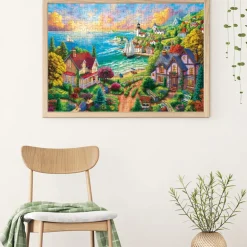Village by the Sea 260 Piece Jigsaw Puzzle