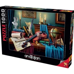 Violin Music Desk 1000 Piece Jigsaw Puzzle