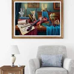 Violin Music Desk 1000 Piece Jigsaw Puzzle