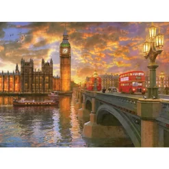 Westminster Sunset 1000 Piece Jigsaw Puzzle