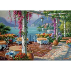 Wisteria Terrace 500 Piece Jigsaw Puzzle