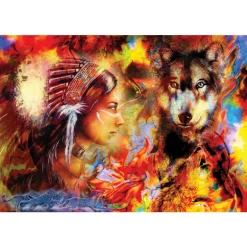Wolf Maiden  1500 Piece Jigsaw Puzzle