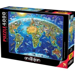 World Landmarks 4000 Piece Jigsaw Puzzle
