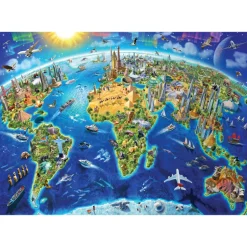 World Landmarks 4000 Piece Jigsaw Puzzle