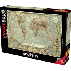 World Map 2000 Piece Jigsaw Puzzle