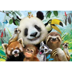 Zoo Selfie 500 Piece Jigsaw Puzzle